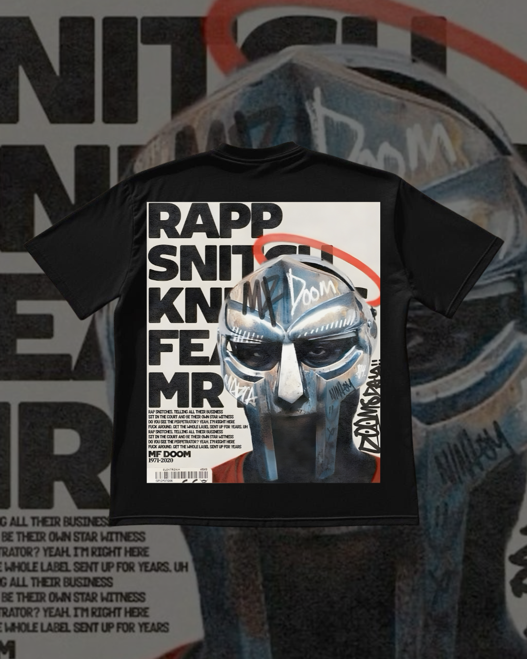 MF DOOM - RAPP SNITCH KNISHES TEE
