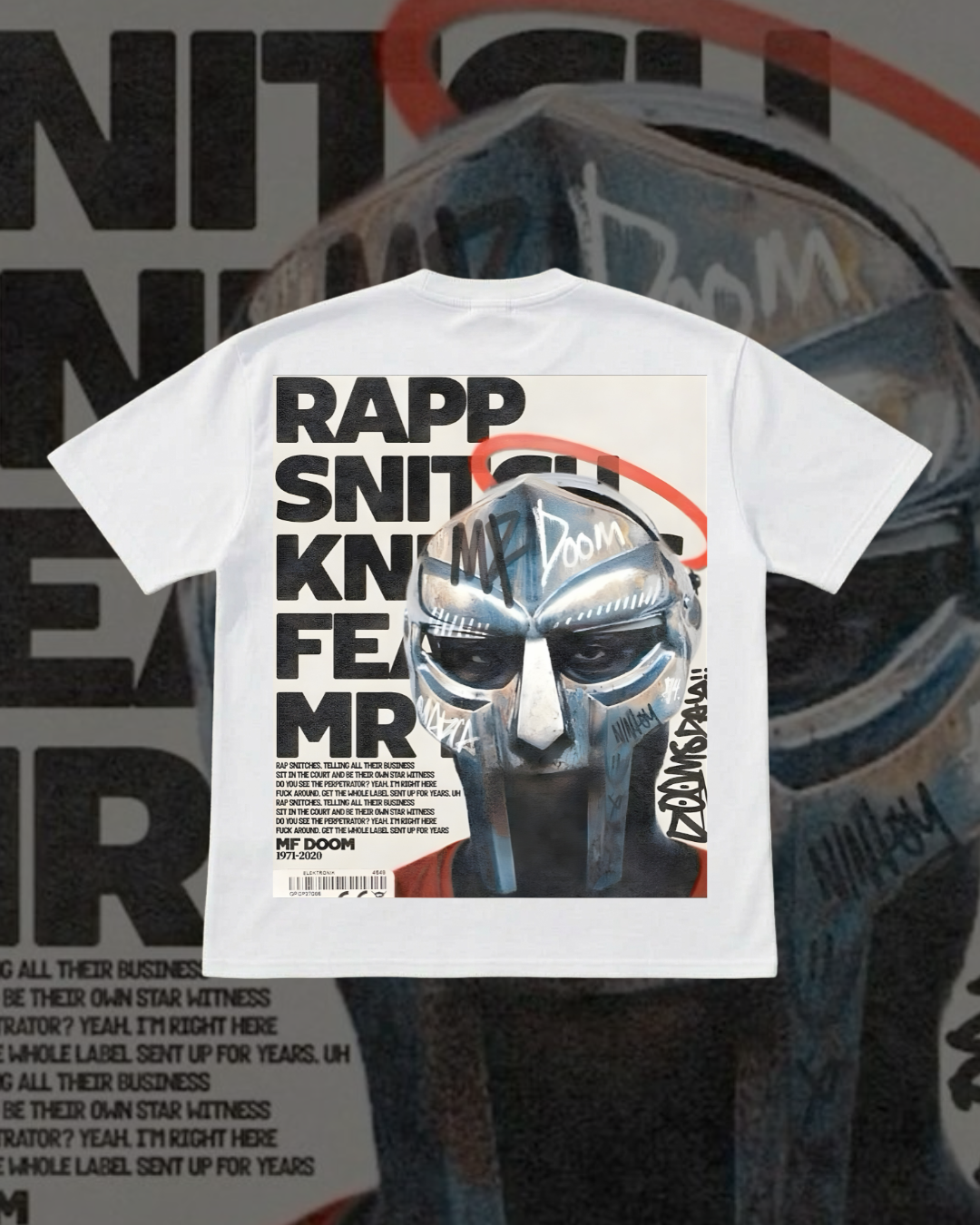 MF DOOM - RAPP SNITCH KNISHES TEE