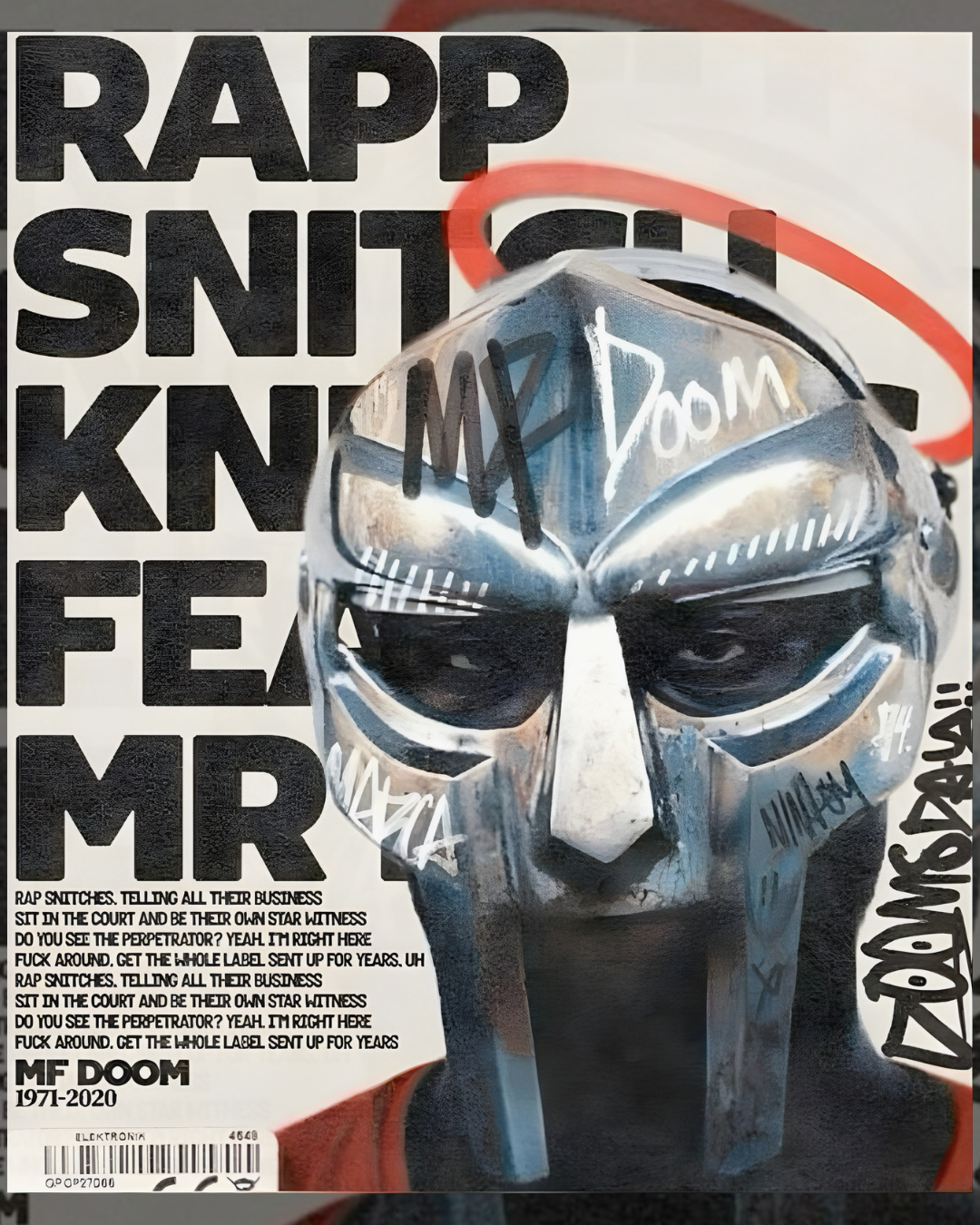 MF DOOM - RAPP SNITCH KNISHES TEE