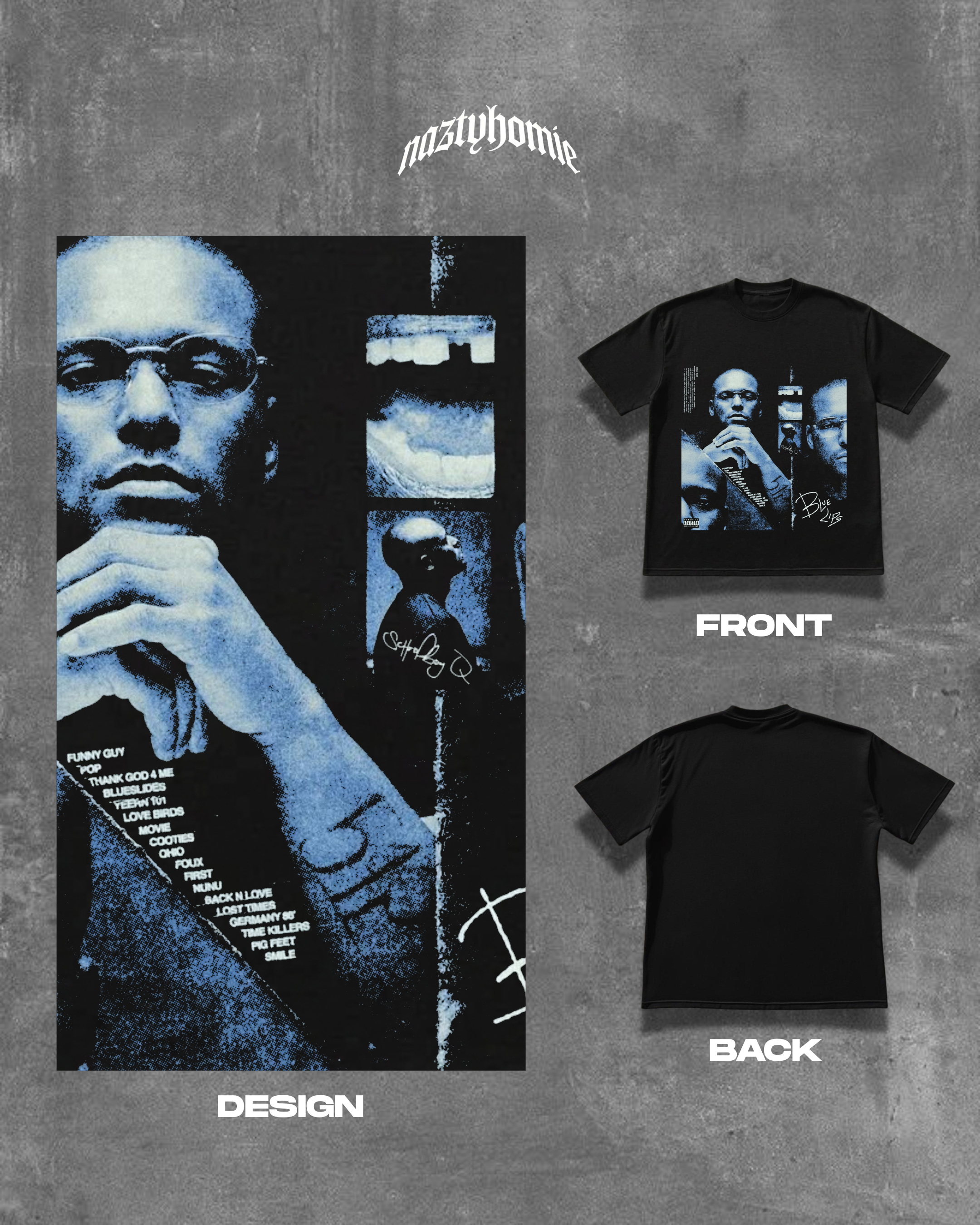 SCHOOLBOY Q BLUE LIPS TEE