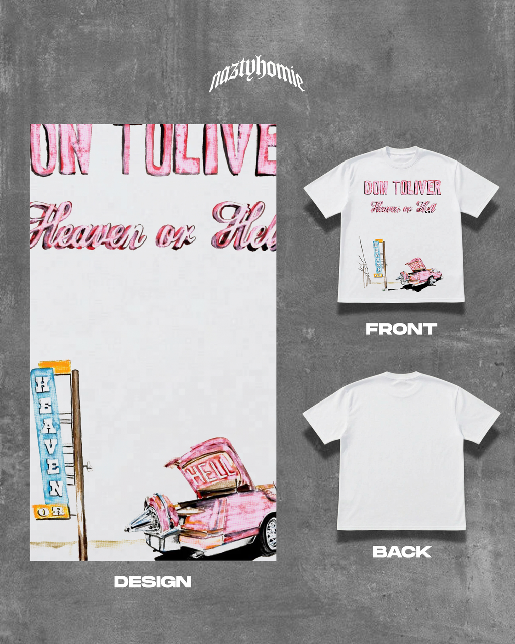 DON TOLIVER HEAVEN OR HELL TEE