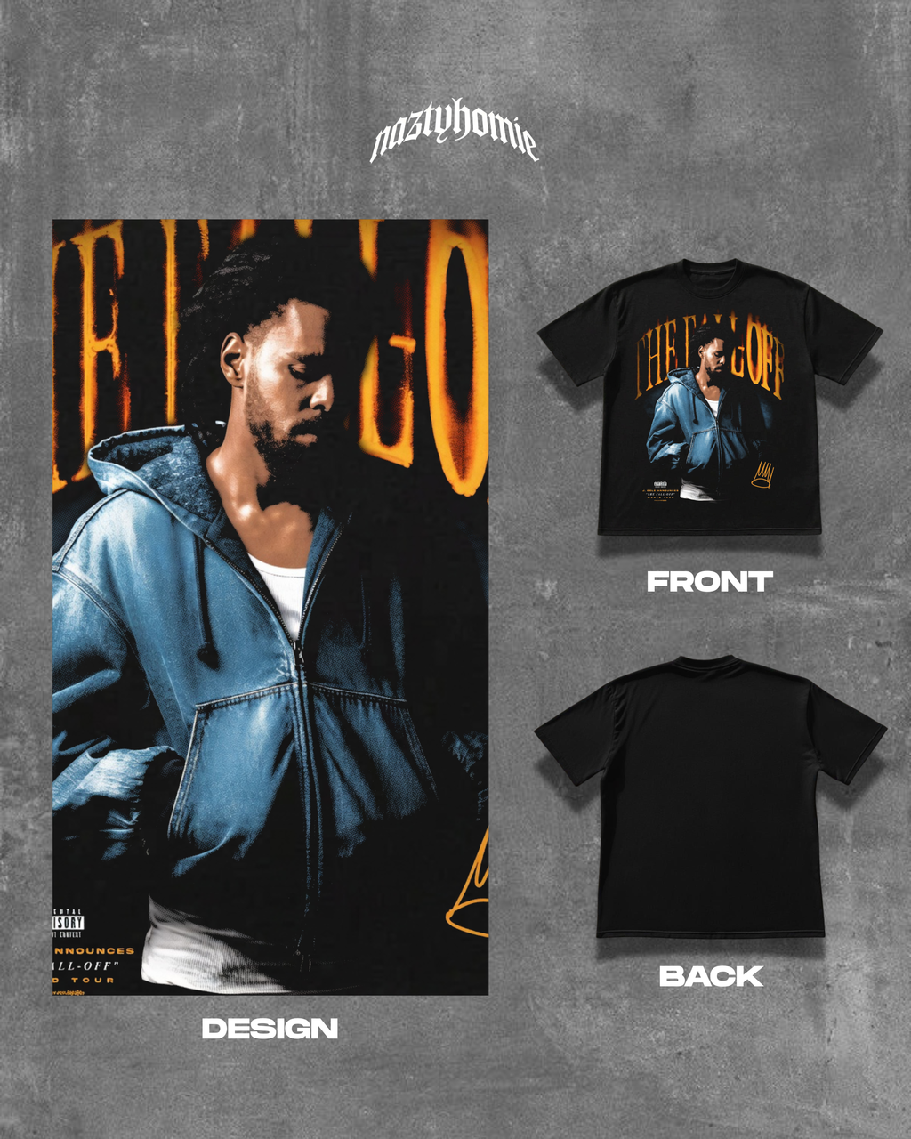 J COLE THE FALL OFF TEE