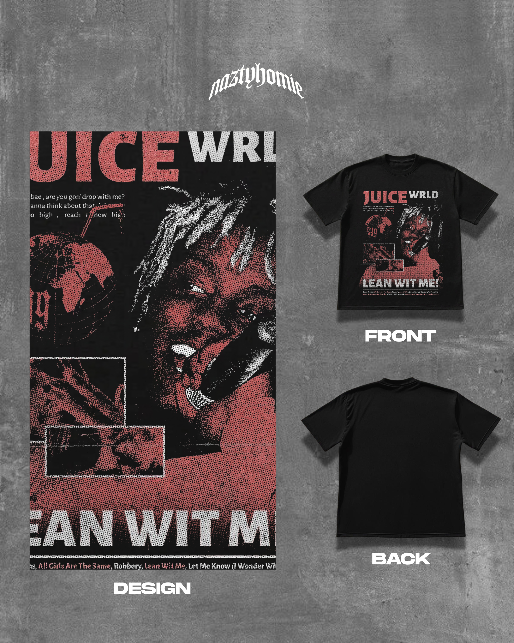 JUICE WRLD LEAN WIT ME TEE