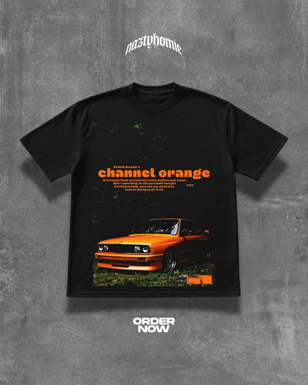 FRANK OCEAN CHANNEL ORANGE TEE
