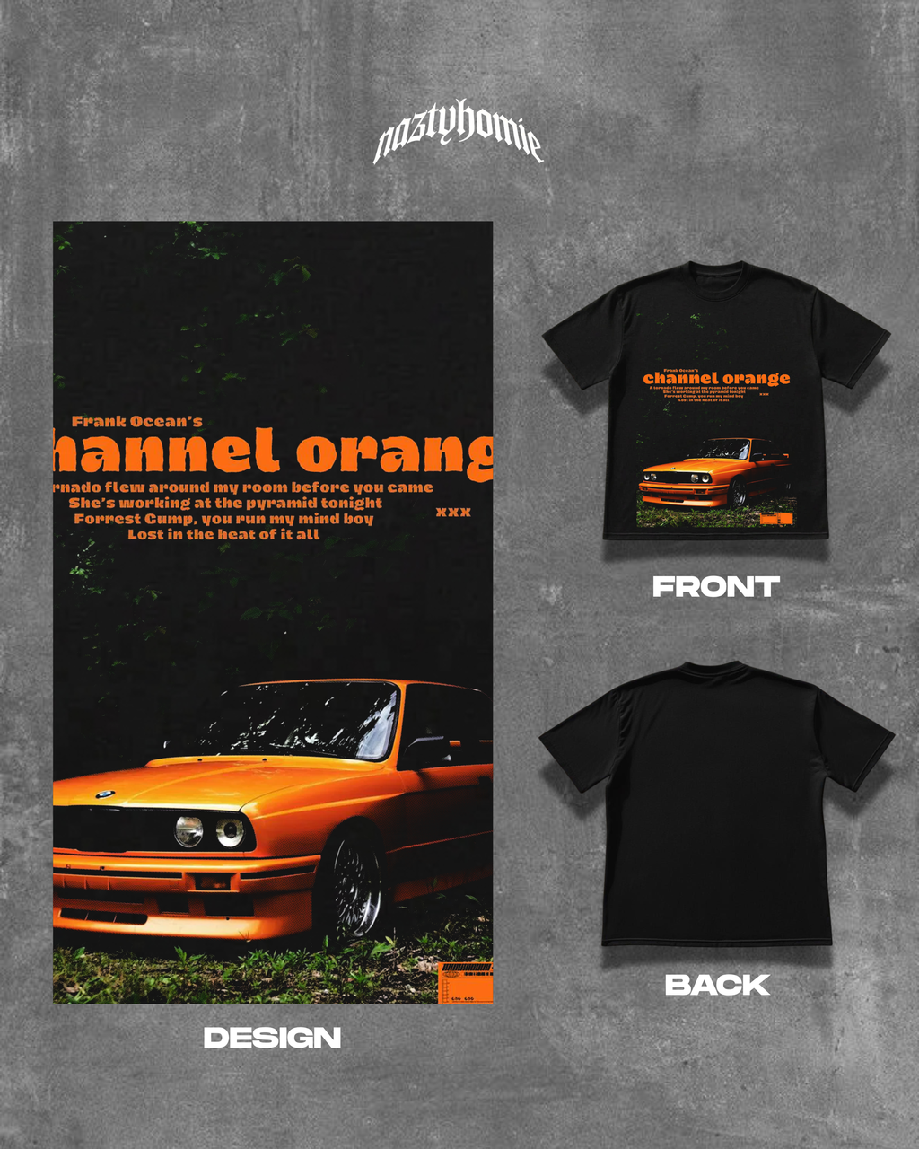 FRANK OCEAN CHANNEL ORANGE TEE